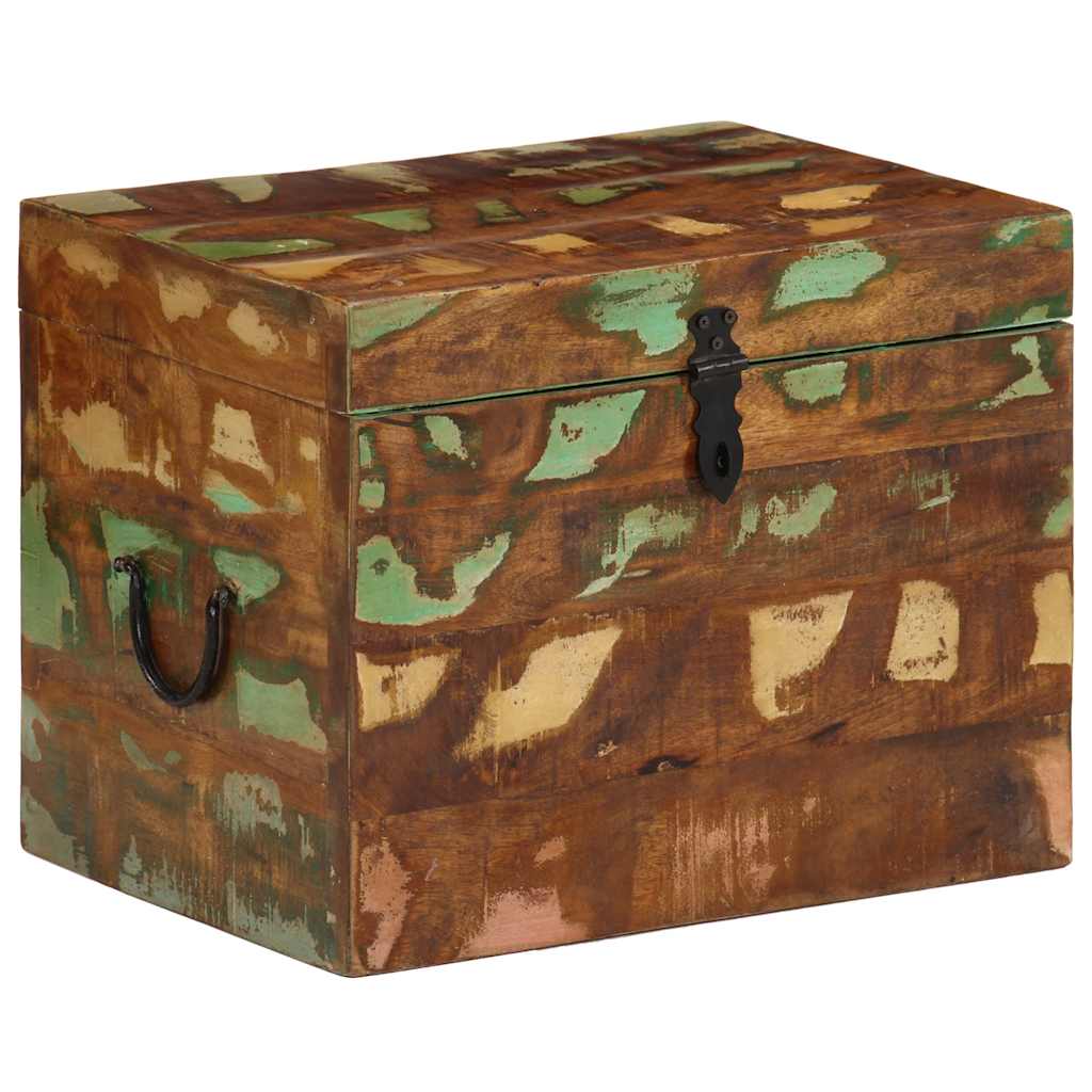 Vidaxl opbergkist massief gerecycled hout