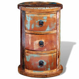 Vidaxl kast met 3 lades massief gerecycled hout