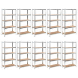 VIDAXL-LAGE RAG 5-LAYER 10 ST STAHL UND VORTED