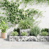Vidaxl Gabion Planungsbox 120x120x20 cm verzinkter Stahl