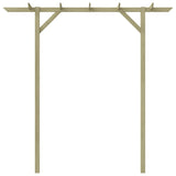Vidaxl Pergola 205x40x203 cm Holz