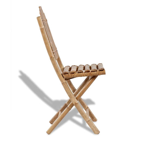 Vidaxl tuinstoelen inklapbaar 4 st bamboe