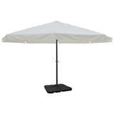 Vidaxl Parasol mit tragbarem Basisaluminium (weiß)