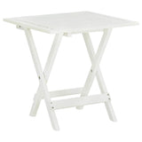 Vidaxl bistrotafel 46x46x47 cm massief acaciahout wit