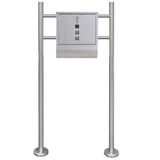 Vidaxl Letterbox auf Edelstahlstandard