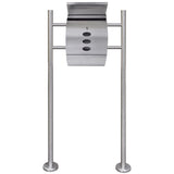 Vidaxl Letterbox auf Edelstahlstandard