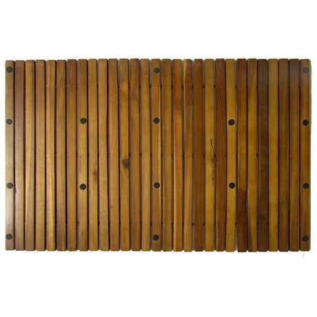 Vidaxxl Badematte Akazienholz 80 x 50 cm 2 Stück