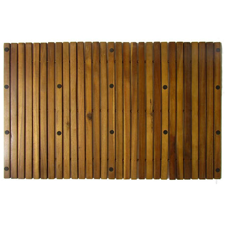 Vidaxxl Badematte Akazienholz 80 x 50 cm 3 Stück