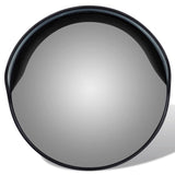 Vidaxl -Verkehrsspiegel für Outdoor 30 cm PC Plastik Black schwarz