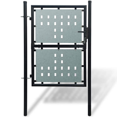 Vidaxx schwarze Einzeltür 100x175 cm
