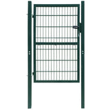 Vidaxl Poort Double Rod Bett (Knöchel) 106x190 cm Grün