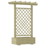 Vidaxl Pergola Planung Bacht 162x56x204 cm Holz