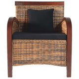 Vidaxl fauteuil handgeweven rattan