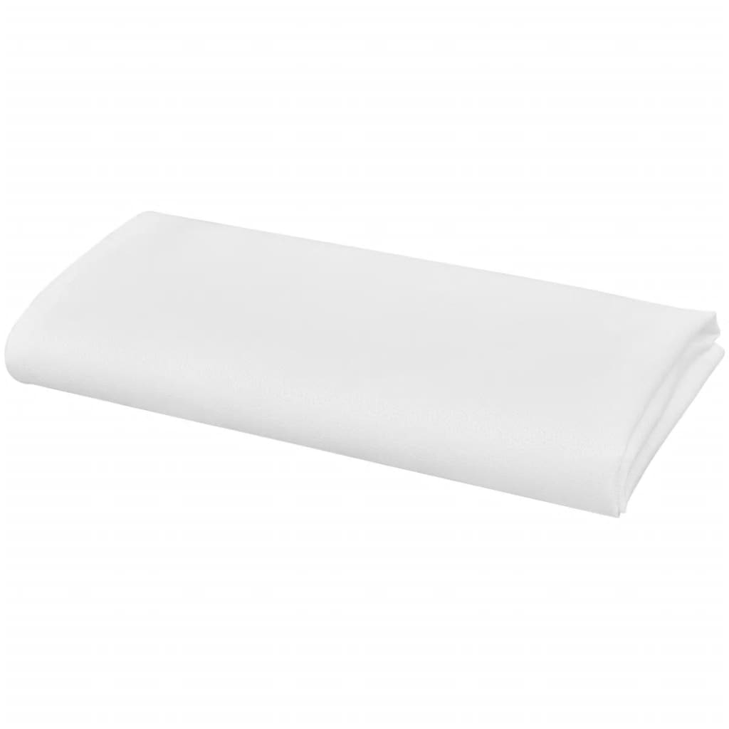 Vidaxl Servietten weiß 10 Stück 50 x 50 cm