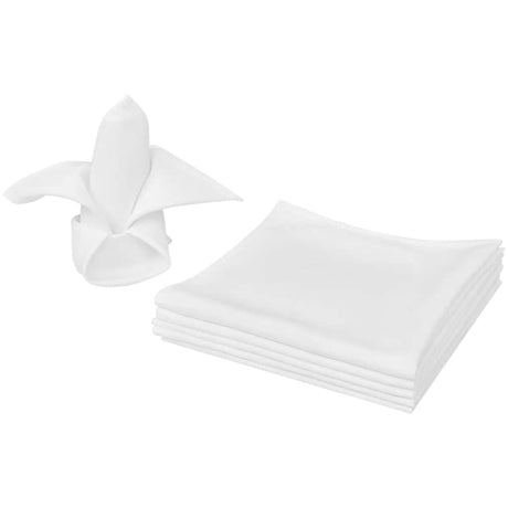 Vidaxl Servietten weiß 50 Stück 50 x 50 cm