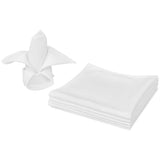 Vidaxl Servietten weiß 100 Stück 50 x 50 cm