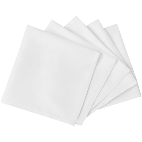 Vidaxl Servietten weiß 100 Stück 50 x 50 cm