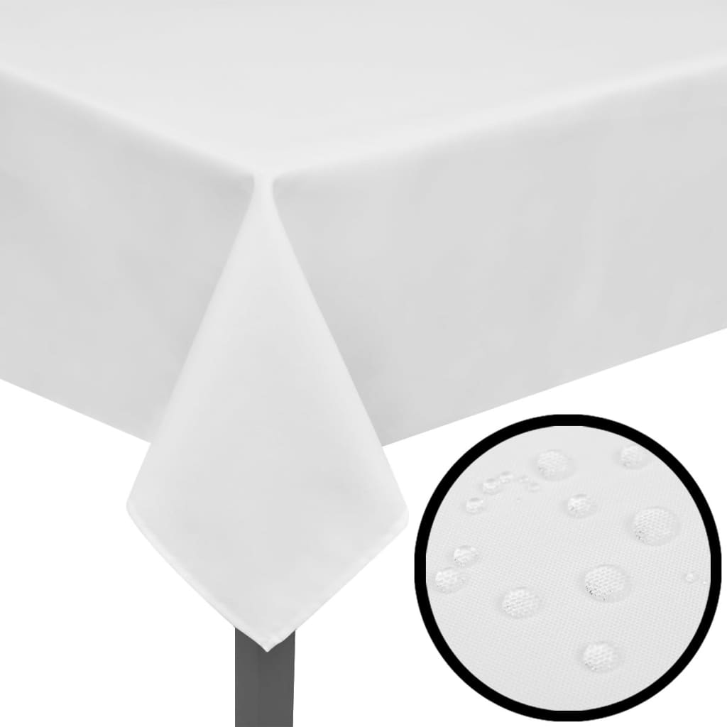 Vidaxl Tablet Teppiche Weiß 5 Stück 250 x 130 cm