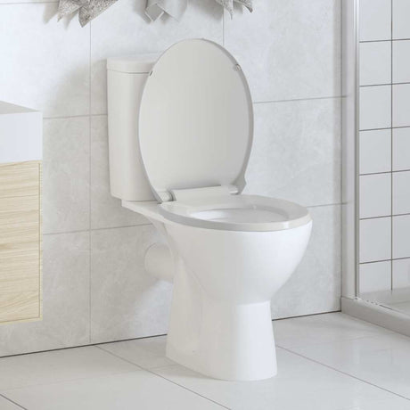 Vidaxl Toilettensitz Soft-Close Oval White