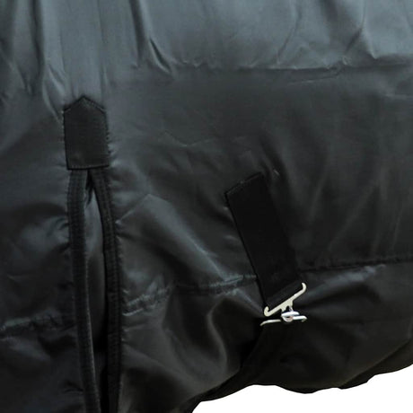Vidaxl fleecedeken dubbele laag met kruissingels 125 cm blauw