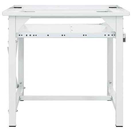 VIDAXL WASCH MECHANLICHERVERHOGER mit ausziehbarem Regal weiß