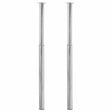 Vidaxl tafelpoten telescopisch 710-1100 mm chroom 2 st