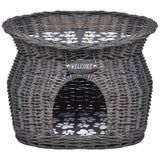Vidaxl Cat Bed House Kratzerpfosten mit Kissenweiden