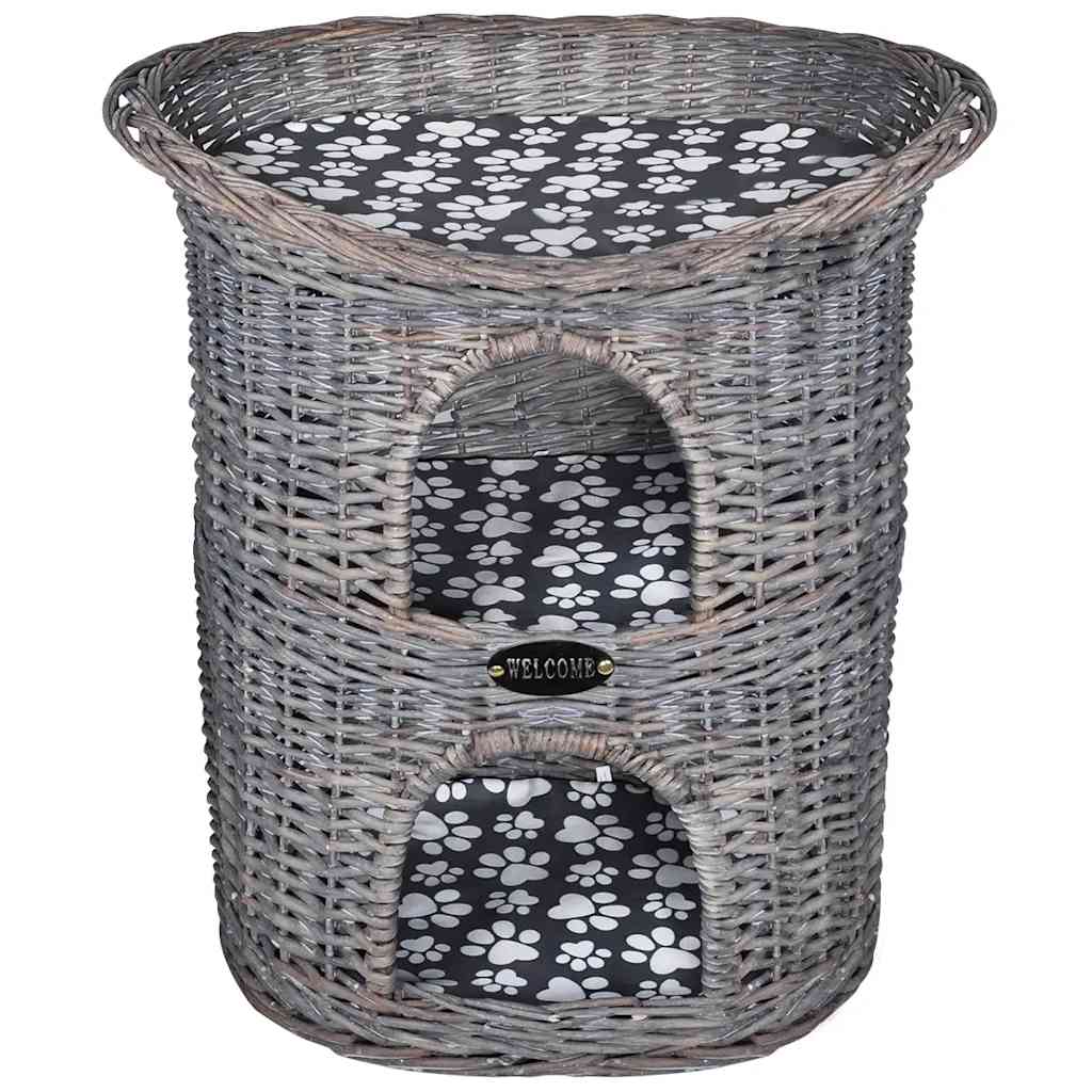 Vidaxl Cat Bed House Kratzer nach 2 -schichtiger mit Kissenweiden