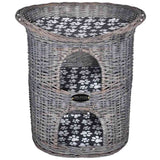 Vidaxl Cat Bed House Kratzer nach 2 -schichtiger mit Kissenweiden