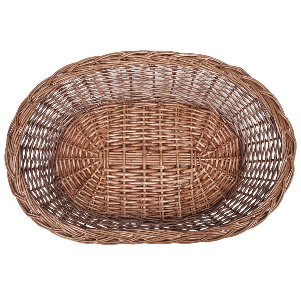 Vidaxl Hundekorb Haustierbett 50 cm Natural Willow