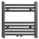 Vidaxl Kühlerhandtuchregal gerade 480 x 480 mm grau
