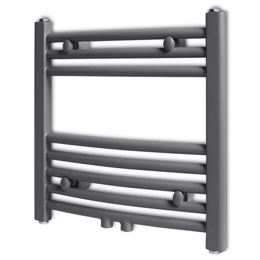 Vidaxl Kühlerhandtuchregal 480 x 480 mm grau