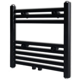 Vidaxl Kühlerhandtuchregal gerade 480 x 480 mm schwarz