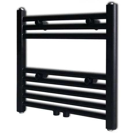 Vidaxl Kühlerhandtuchregal gerade 480 x 480 mm schwarz