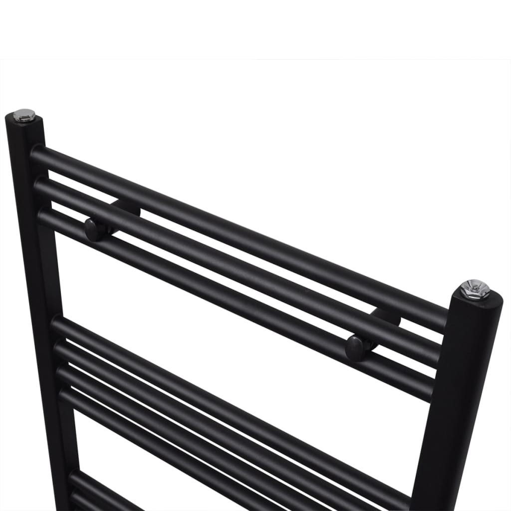 Vidaxl Kühlerhandtuchregal gerade 480 x 480 mm schwarz