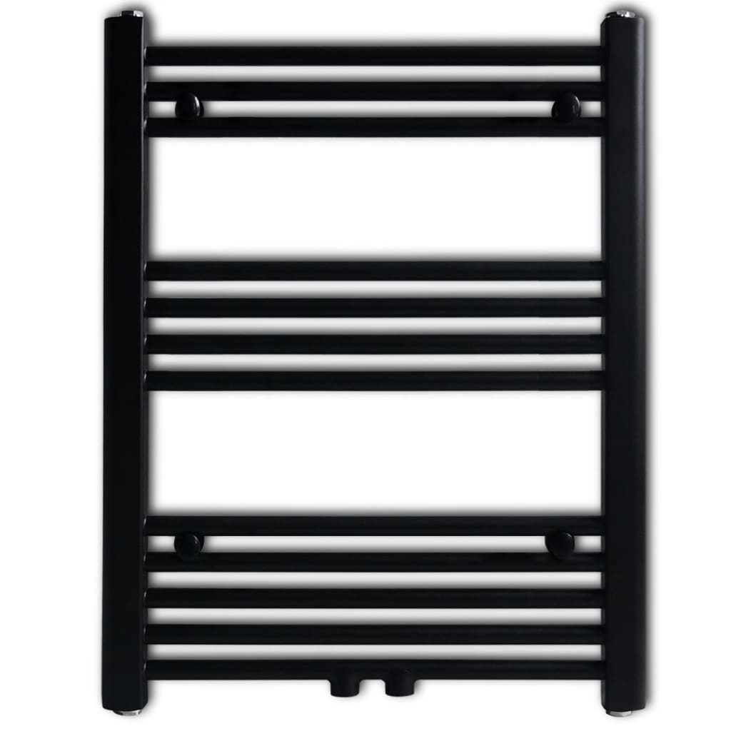 Vidaxl Kühlerhandtuchregal gerade 600x764 mm schwarz