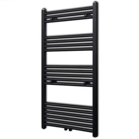 Vidaxl Kühlerhandtuchregal gerade 600x1160 mm schwarz