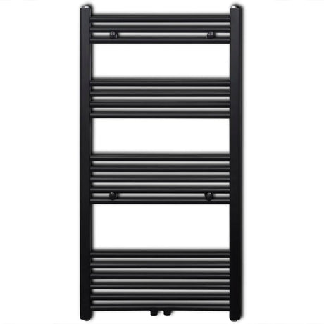 Vidaxl Kühlerhandtuchregal gerade 600x1160 mm schwarz