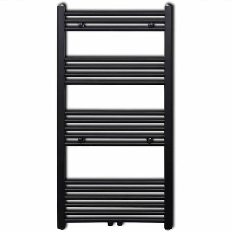 Vidaxl Kühlerhandtuchregal gerade 600x1160 mm schwarz