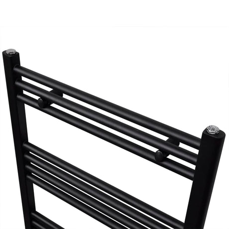 Vidaxl Kühlerhandtuchregal gerade 600x1160 mm schwarz