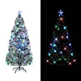 VIDAXL -Weihnachtsbaum mit LED und Standard 150 cm Faser -Optik