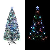 VIDAXL -Weihnachtsbaum mit LED und Standard 180 cm Faserfaser
