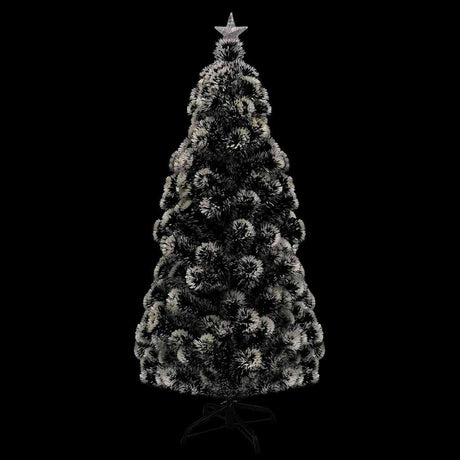 Vidaxx beleuchteter Weihnachtsbaum mit Ständer und LED 180 cm Glasfaser