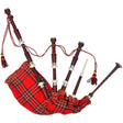 Vidaxx Dudelsack schottisches Great Highland Royal Stewart Tartan rot