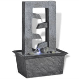 Vidaxl Innenbrunnen mit LED -Licht Polyresin