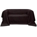VIDAXL -Bankabdeckung 210x280 cm Microsuède Brown
