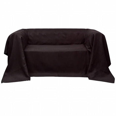 VIDAXL -Bankabdeckung 210x280 cm Microsuède Brown