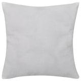 Vidaxl -Kissen bedeckt Baumwolle 50 x 50 cm Weiß 4 Stücke