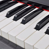 VidaXL Digitalpiano mit Pedalen 88 Tasten schwarz