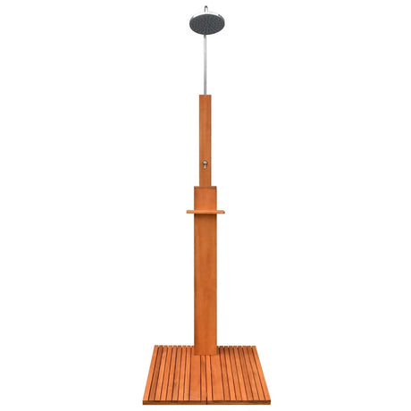Vidaxl Outdoor Dusch Eukalyptus Holz und Stahl